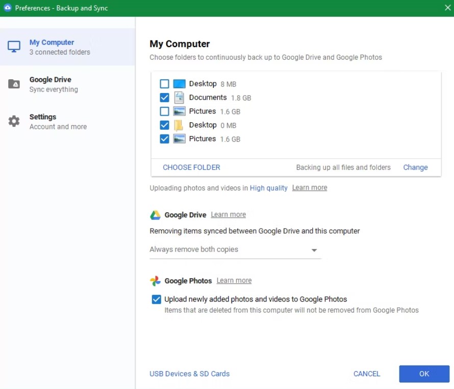 Cách Backup Windows Server với Google Drive