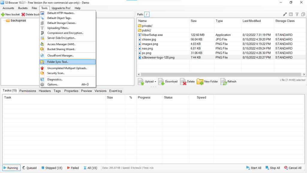 Hướng dẫn cài đặt S3 Browser để quản lý Object storage